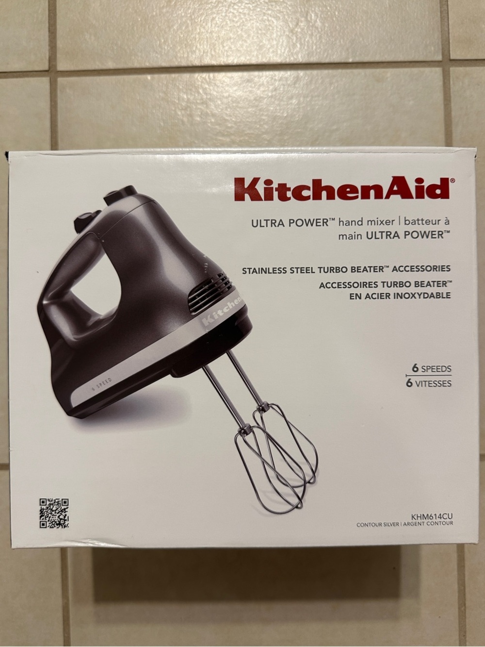KitchenAid Ultra Power 6 Speed Hand Mixer
